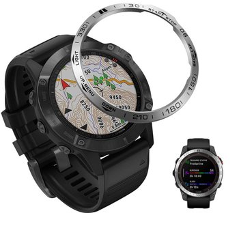 Ring Bezel Do Garmin Fenix 7 Nakładka Etui Srebrny - BEST