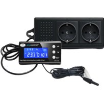 Ringder DTC-120 Cyfrowy TERMOSTAT Ze Ściemniaczem LCD 220V Do Terrarium Szklarni Inkubatora Aquos