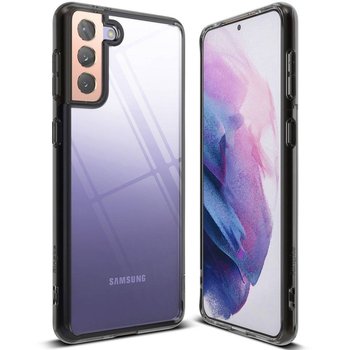 Ringke Fusion etui pokrowiec z żelową ramką Samsung Galaxy S21+ 5G (S21 Plus 5G) szary (FSSG0094) - Ringke