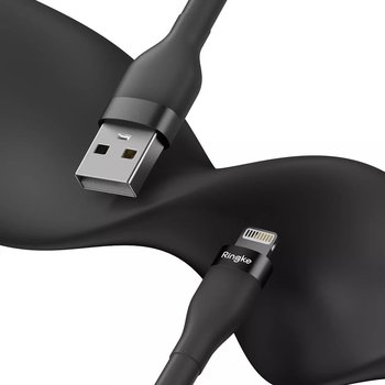 Ringke kabel USB-A - Lightning 480Mb/s 12W 1.2m czarny (CB09963RS) - Inny producent