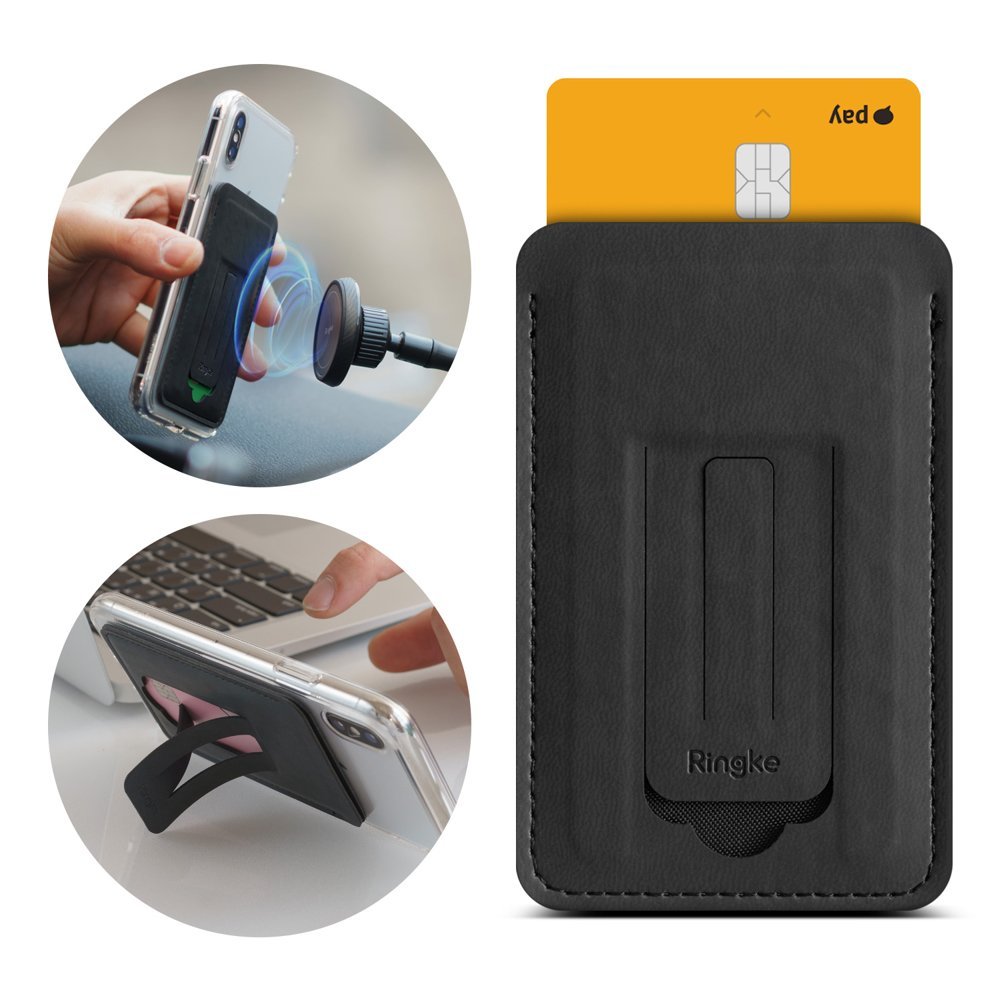 Ringke Multi Card Holder wielofunkcyjne etui pokrowiec na karty dokumenty portfel przyklejany do