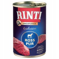 RINTI Singlefleisch Exclusive Pur KONINA puszka 400G dla psa