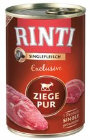 RINTI Singlefleisch Exclusive Pur KOZINA puszka 400G dla psa
