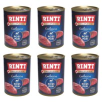 Rinti Singlefleisch Exclusive z koniną 6 x 400g