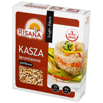 Risana, Kasza jęczmienna, perłowa, 4x100 g Risana