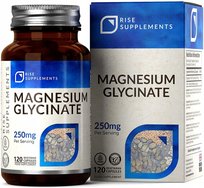 Rise Supplements, Glicynian Magnezu po 250mg, 120 kaps.