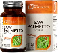 Rise Supplements, Saw Palmetto po 3000mg, Suplement diety, 180 kaps.