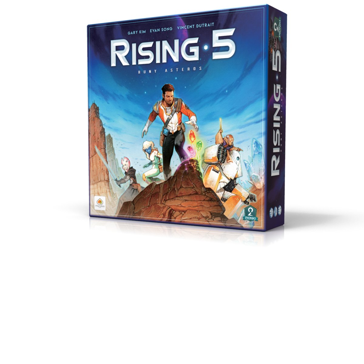 Rising 5: Runy Asteros, gra logiczna, 2 Pionki