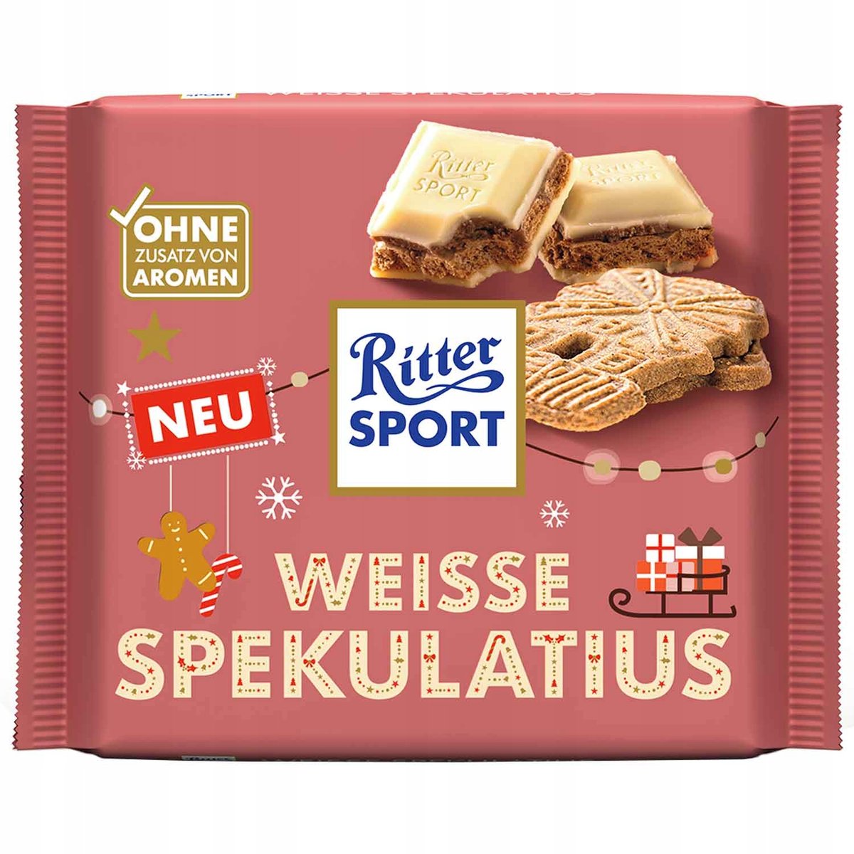Sjebcali Rutter Ritter Sport Weisse Spekulatius Biała Nadziewana z Niemiec - Ritter ...