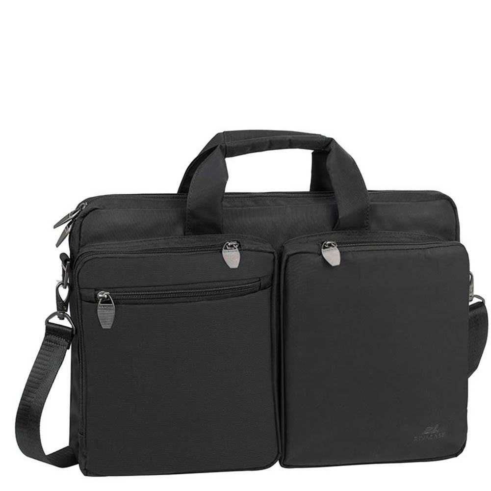 Rivacase, Torba na laptopa 16', Tiergarten, czarna, 8530