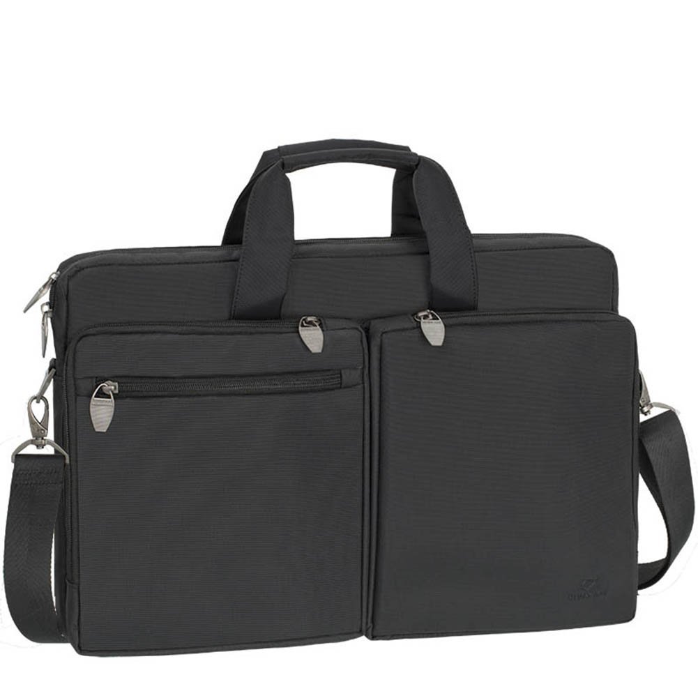 Rivacase, Torba na laptopa 17,3', Tiergarten, czarna, 8550