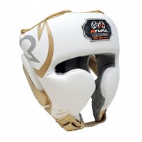 Rival Kask Bokserski RHG100 Biały/Złoty L