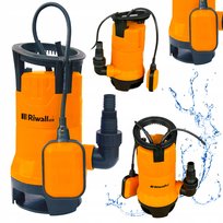 Riwall Pro, pompa do wody brudnej czystej szamba ścieków peta 12500l/h 750w wydajna eco, 4 lata gwarancji