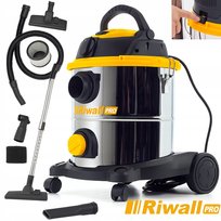 Riwall Zyga 2 bezworkowy odkurzacz przemysłowy sucho-mokro z otrząsaczem