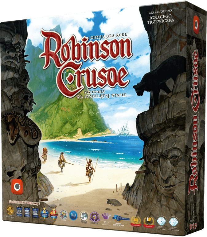 Robinson Crusoe Przygoda na przeklętej wyspie, gra planszowa, Portal Games