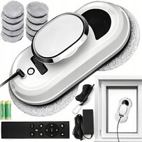 Robot do Mycia Szyb Okien Automatyczna Myjka 5600 Pa + 10 Mopów Zestaw XXL