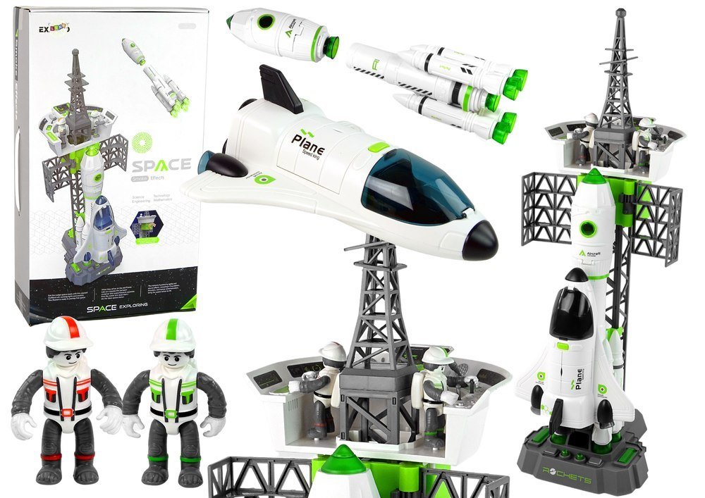 Фото - Машинка LEAN Toys Robot Edukacyjny Stacja Kosmiczna Dźwięk Dym 