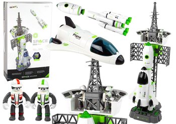 Robot Edukacyjny Stacja Kosmiczna Dźwięk Dym - Lean Toys