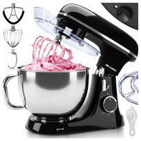 Robot Kuchenny Mikser Planetarny Misa 7l Mocny 3 Mieszadła Hak Trzepaczka MalTec MaltecChef4000W-BL MalTec