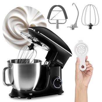 ROBOT Kuchenny Planetarny MIKSER 2200W Czarny Duży Misa 6,5 L Zeegma - Zeegma