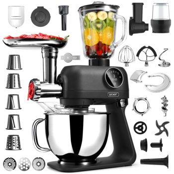 Robot kuchenny Planetarny Yoer Wielofunkcyjny 2200W misa 5,5L +43 ELEMENTY - Yoer