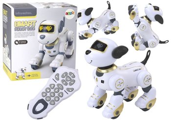 Robot Pies Interaktywny Zdalnie Sterowany Tańczy Wykonuje Polecenia Złoty - Lean Toys