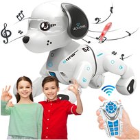 ROBOT PIES PIESEK INTERAKTYWNY ZDALNIE STEROWANY R/C REAGUJE NA KOMENDY 3+ Bounn