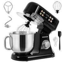 Robot planetarny kuchenny BERGMANN TC001 3500W 12 prędkości mikser z wagą podgrzewana misa 6L panel LED Bergmann