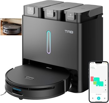 ROBOT SPRZĄTAJĄCY TAB FAIRY 10 2W1 ODKURZA MOPUJE SAMOOPRÓŻNIAJĄCY - Inny producent