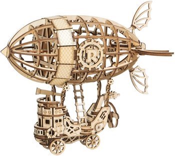 ROBOTIME Drewniane Puzzle 3D - Sterowiec Steampunk - Robotime