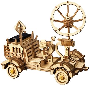 Robotime, puzzle 3D drewniany pojazd na energię słoneczną Łazik - Robotime