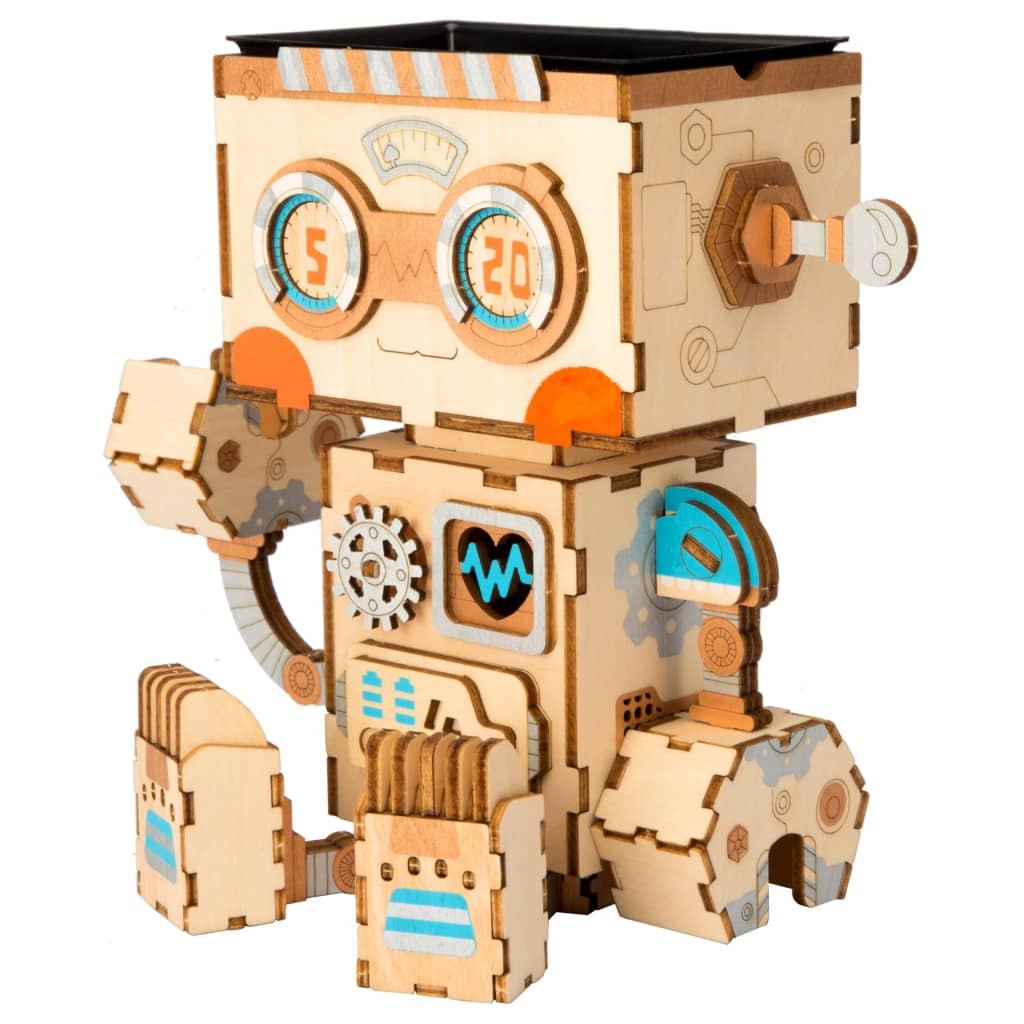 Robotime, zestaw modelarski do budowy doniczki robot Robotime Sklep