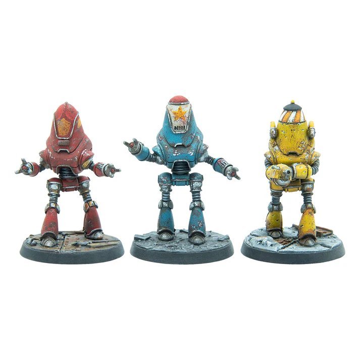 Robots Protectron Workers, Fallout Wasteland Warfare, Modiphius ...