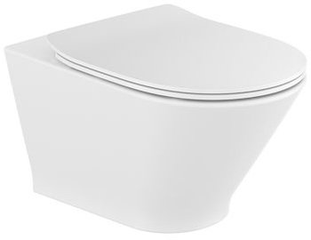 Roca Gap Round miska WC wisząca Rimless z deską wolnoopadającą slim biała A34H0N8000 - Inny producent
