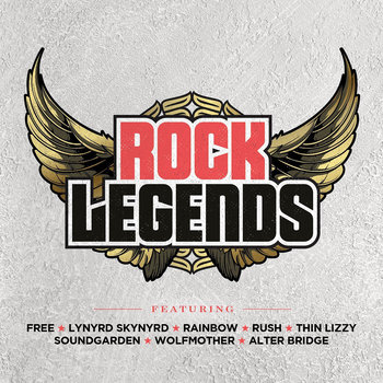 Rock Legends - Budgie, Lynyrd Skynyrd, Thin Lizzy, Rush, Scorpions, Free, Allman Brothers Band, Rainbow, Soundgarden, Moore Gary, Status Quo