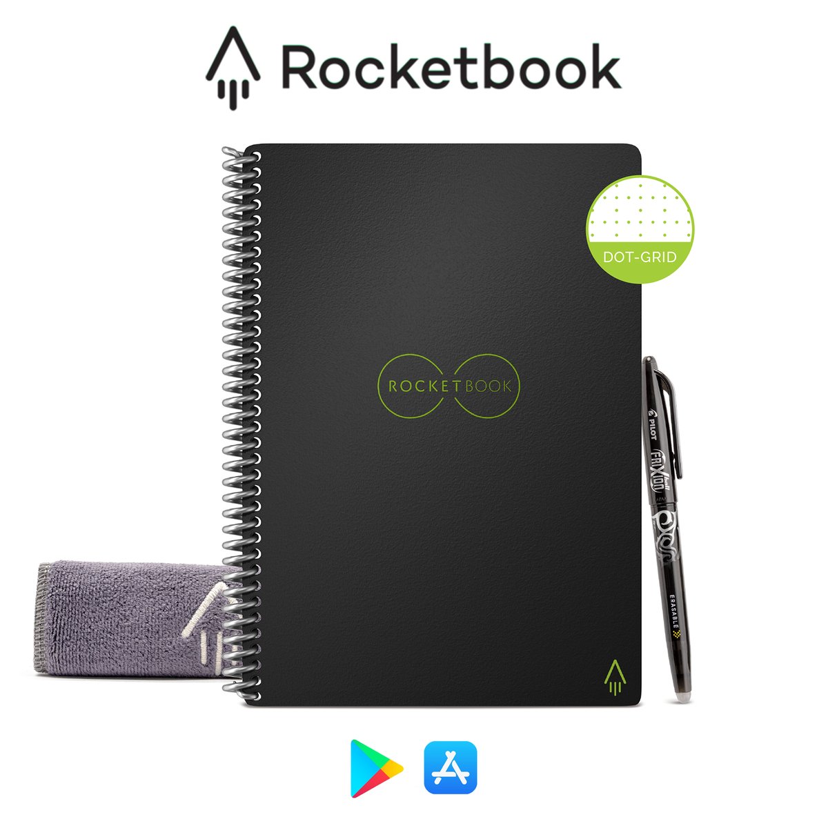 Фото - Щоденник RocketBook Core A5- Infinity Black 