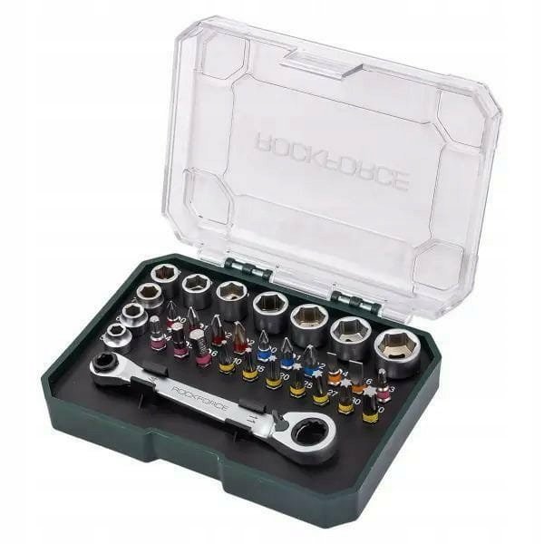 Rockforce Rockforce Zestaw Bitów I Nasadek 31El. 1/4'