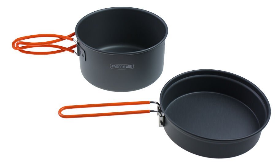 Rockland, Zestaw naczyń, Travel DUO Anodized, czarny