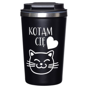 Rockle, Kubek Termiczny, Kotam Cię Czarny, 360 ml - Empik