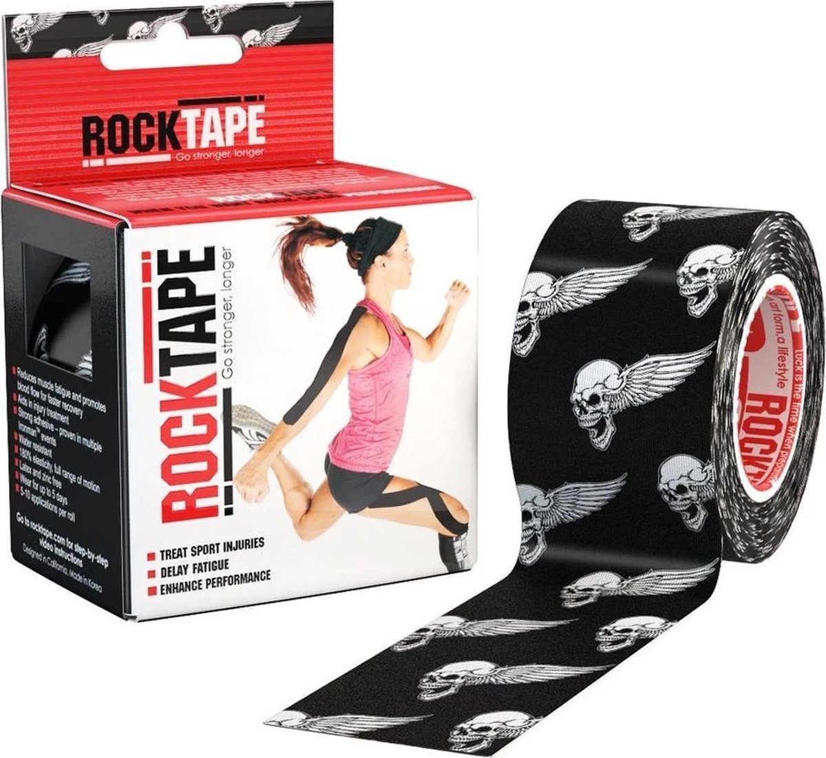 RockTape - (5cm X 5m) - Czarna Czaszka - RockTape | Sport Sklep EMPIK.COM