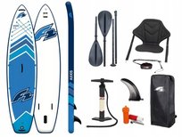 Rodzinna deska SUP F2 Axxis 11'6 White Combo z siedziskiem i wiosłem 2w1