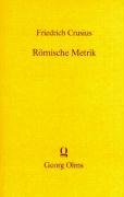 Römische Metrik Crusius Friedrich