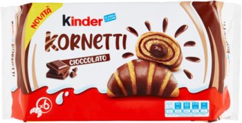Rogaliki z czekoladą Kornetti ciociolatto 252g - Kinder - Kinder