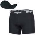 Rogelli, Bokserski kolarskie męskie z wkładką, czarny, rozmiar 2XL - Rogelli