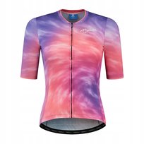 Rogelli Tie Dye - Modna, Damska Koszulka Rowerowa Rogelli