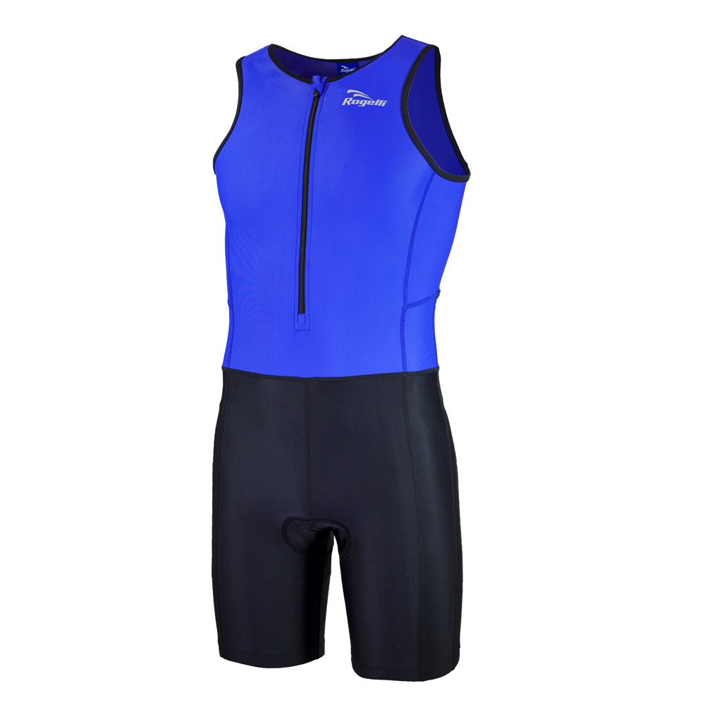 Zdjęcia - Kąpielówki / strój kąpielowy Rogelli TRI FLORIDA 030.001 męski strój triathlonowy, niebiesko-czarny 