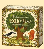 Rok w lesie. Wiewiórka i gawron gra planszowa Nasza Księgarnia