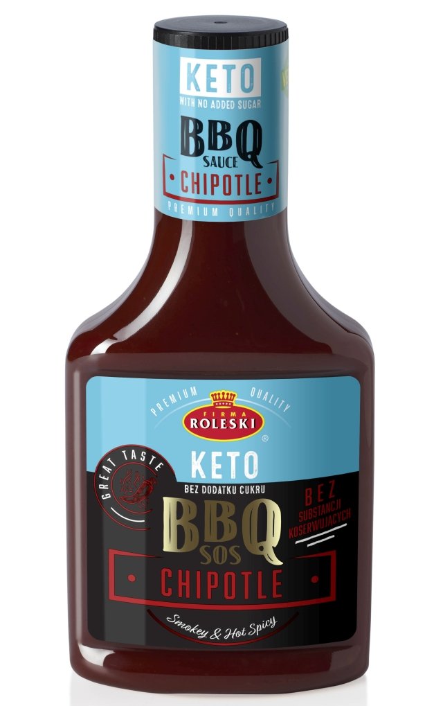 Roleski KETO Sos BBQ Chipotle 325g (bez cukru) Roleski Sklep
