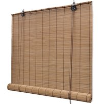 Roleta bambusowa VidaXL, brązowa, 100x220 cm vidaXL