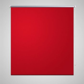 Roleta okienna vidaxl zaciemniająca czerwona 120 x 175 cm - vidaXL